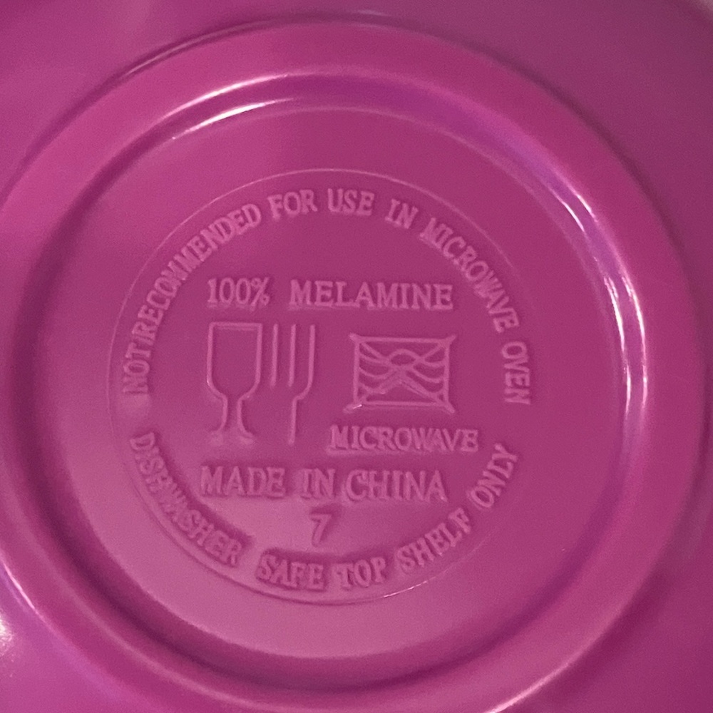 Set of Purple Nesting Melamine Measuring Cups - Picture 6 of 6